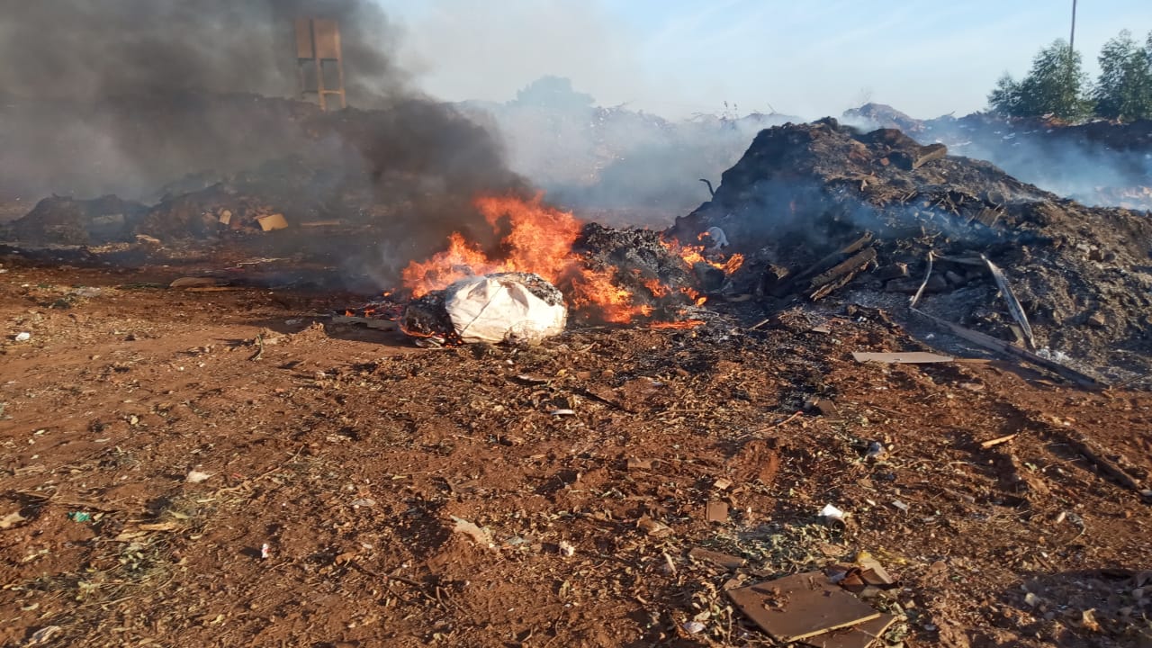 Somada ao risco de descontrole das chamas, poluição do ar agrava crises respiratórias - Foto: Prefeitura de Batayporã
